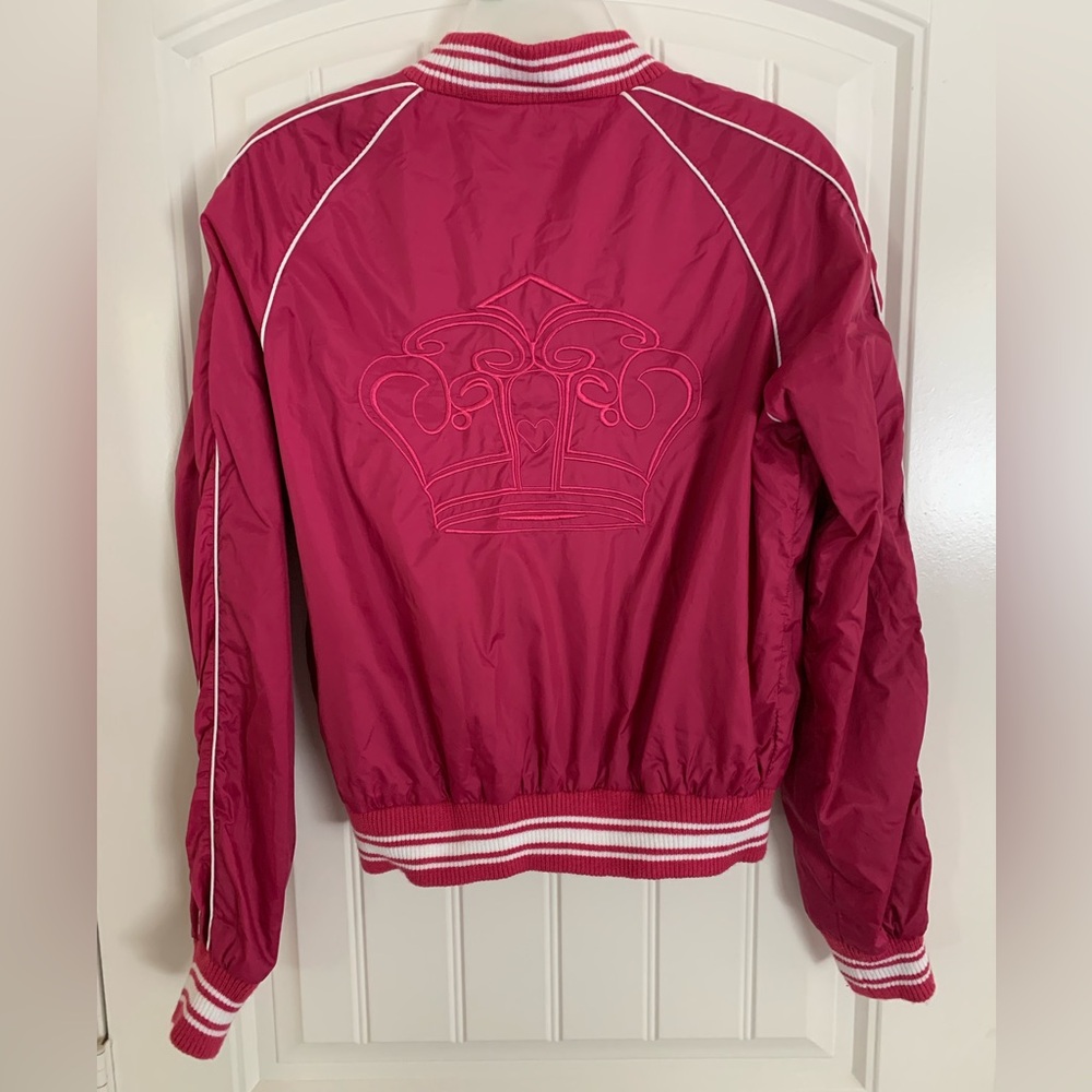 Ashley By 26 International Fuchsia Jacket with White Accents - Picture 4 of 11